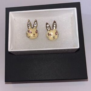 Betsey Johnson Bunny earrings